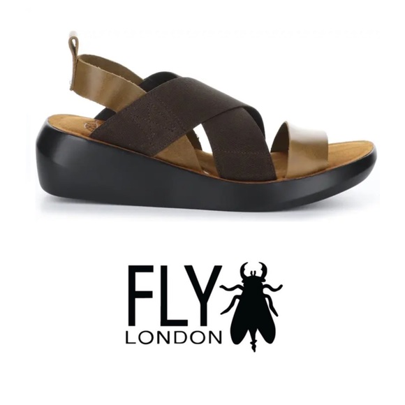 Fly London Shoes - Fly London Womens Sandals Size 37 Us Size 6.5